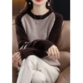 thumbnail image 5 of Maydear Womens Crewneck Wool Sweater, Casual Long Sleeve Pullover Tops, 5 of 5