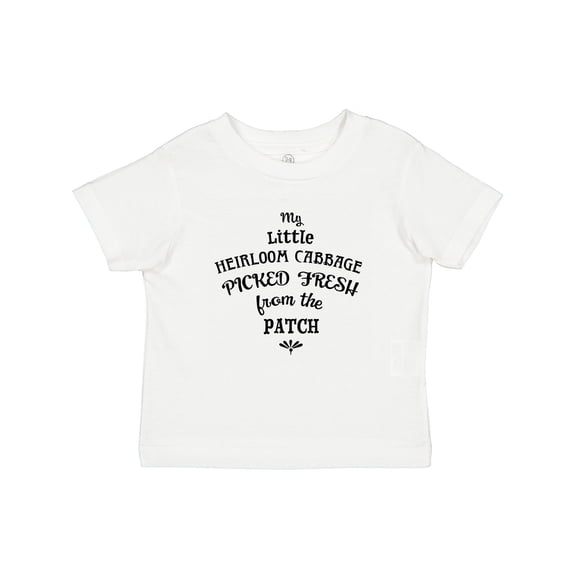 Inktastic My Little Heirloom Cabbage Picked Fresh from the Patch Boys or Girls Baby T-Shirt