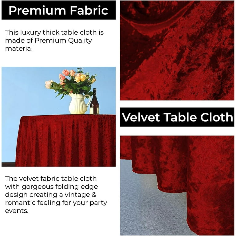 Luxury Round Table Cover Wedding  Wedding Decoration Table Cloth