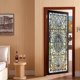thumbnail image 5 of 1 Set Door Stickers PVC 3D Retro Floral Pattern Door Sticker Home Decor for Dormitory, 5 of 5