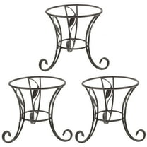 HOMEMAXS 3pcs Outdoor Gazing Globe Fixing Holder Crystal Ball Display Base Multi-function Gazing Ball Displaying Stand