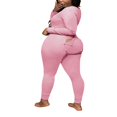 thumbnail image 4 of Combinaison Pyjama à Col en V Profond pour Femmes avec Rabat aux Fesses et Siège Rabattable, 4 of 6