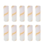 30Pcs 4 Inch Paint Mini Roller Sleeve Refill Craft Paint Rollers Decorators Brush Smooth Tools for Home (without Shank)