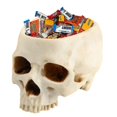 thumbnail image 1 of Runmeihe Halloween Candy Bowl Decorations, Horror Skulls Shaped Halloween Ornaments Holder, Skull Baubles Decor, 1 of 5