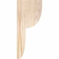 thumbnail image 3 of 5 1/2"W x 6"D x 14"H Crestline Smooth Corbel, Douglas Fir, 3 of 9