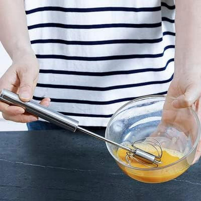 Piranha Whizzy Whisk - Effortless Whisking. Your GoTo Mini Manual Whisk!  Achieve Perfect Results with this Mini Hand Whisk - Compact, Convenient,  and Efficient Hand Push Whisk Design (Blue) : : Home