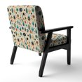thumbnail image 5 of Designart "Boho Feathers Pattern" Upholstered Modern & Contemporary Accent Chair and Geometric Arm Chair - Multiple Color & Pattern, 5 of 7