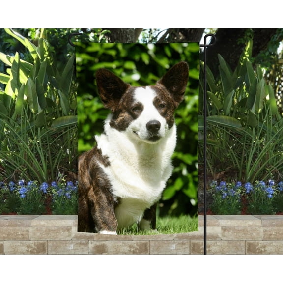 Corgi Garden Flag