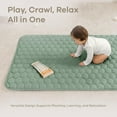 thumbnail image 4 of Comfy Cubs Play Mat, Rectangle (Small) 36” x 60” for Kids & Toddler, Non-Slip Bottom - Fern, 4 of 7