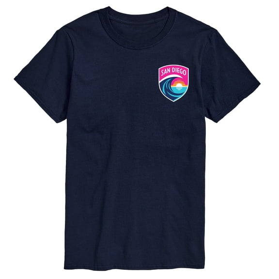 National Women's Soccer League - San Diego Wave Logo Short Sleeve Graphic T-Shirt
