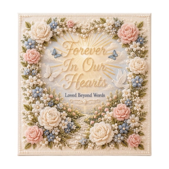 Diamond Painting, Diamond Art Club Diamond Painting Kits, Diamond Art, Memorial Themed DIY Pearl Art Painting Kit, Sentimental Hand‑Craft Project for Meaningful Home Decoration