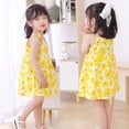 thumbnail image 4 of Vestidos de verano para niña pequeña, vestido de playa sin mangas con tirantes, vestido de fiesta para niña, 130cm, 4 of 5
