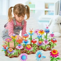 JZCHUNTOY Kids’ Interlocking Building Blocks – DIY Creative Small Garden Set with Large Granules, Compatible Building Toys for Girls