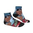 thumbnail image 2 of Lsque Scooby-Doo Printed Crew Socks, Moisture-Wicking Socks, Athletic Socks for Men Breathable Cushion Socks Casual Sport Socks for Running Traveling, 2 of 6