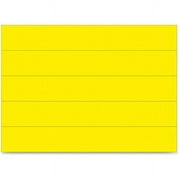 MasterVision, BVCFM2503, 6" Magnetic Dry Erase Strips, 25 / Bag, Yellow