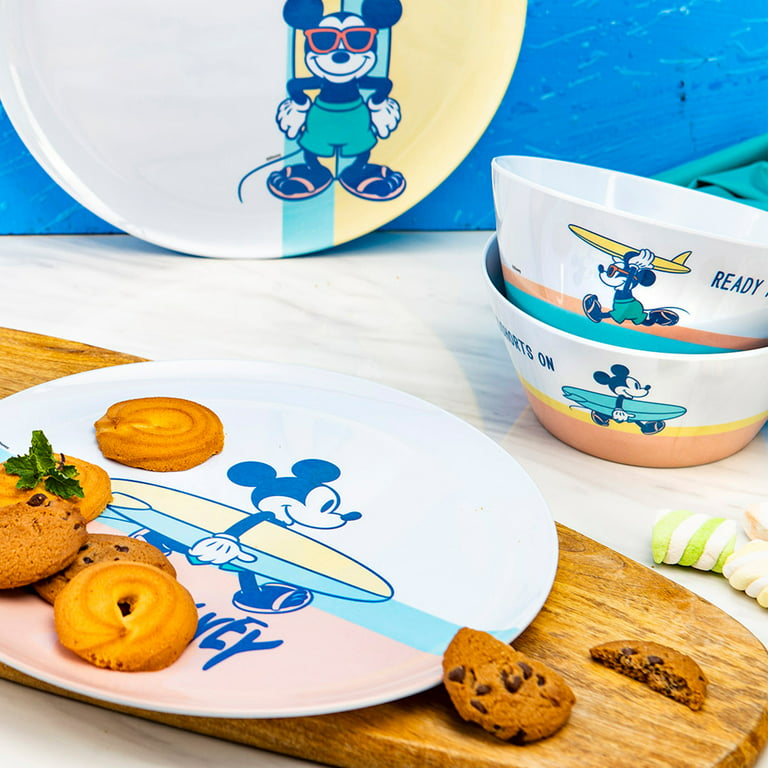 Mickey Mouse Ceramic Bowls, Disney Kitchen Tableware