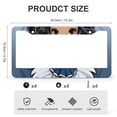 thumbnail image 3 of 2 Pcs Set Cheerleader Girl License Plate Cover Cheer Team Gift License Plate Frames Cover Holders Aluminum 2 Hole for Women Men Auto Decoration Hardware, 3 of 6