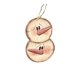 thumbnail image 1 of Adorno De Muñeco De Nieve De Madera Con Nariz Larga Para Árbol De Navidad, Decoración Única Con Temática Festiva De Invierno., 1 of 5