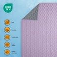 thumbnail image 5 of Sonive 60" x 80" Cooling Blanket for Hot Sleepers, Dual-Sided Cool Summer Blanket Lightweight Portable for Gym, Travel, Picnic, Camping (Twin, Light Purple Grey), 5 of 7