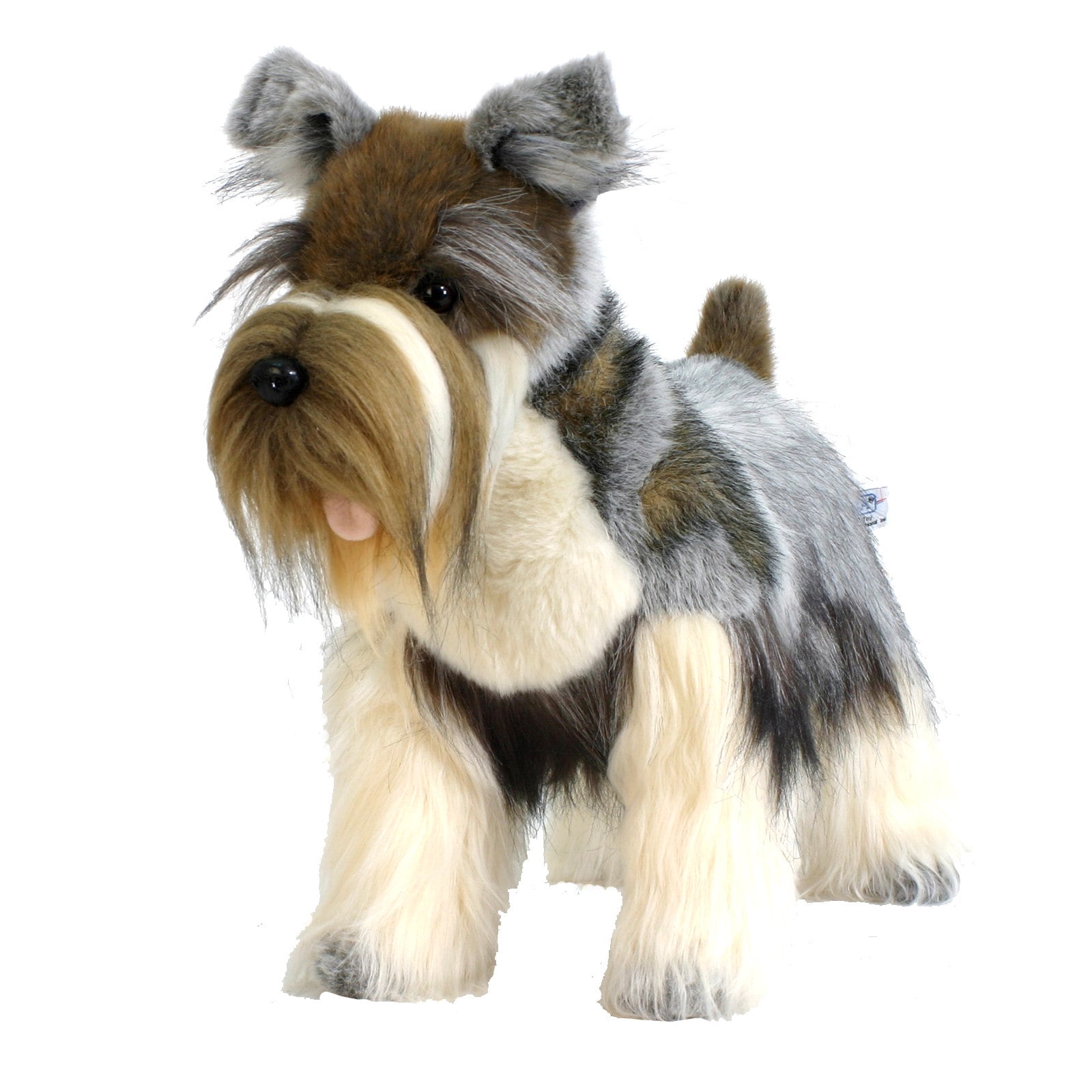 Hansa Plush Mini Gray Schnauzer, 18"