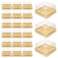 thumbnail image 4 of ColoMX Cajas compactas para pasteles, 50 Uds., cajas para cupcakes, cajas de embalaje, cajas para Mousse, suministros para pasteles, 4 of 7