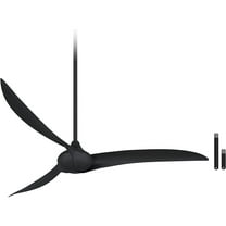 Minka-Aire Wave 65" Ceiling Fan No Light with 3 blades - Coal w/ Extra Downrod - F855-CL-DR
