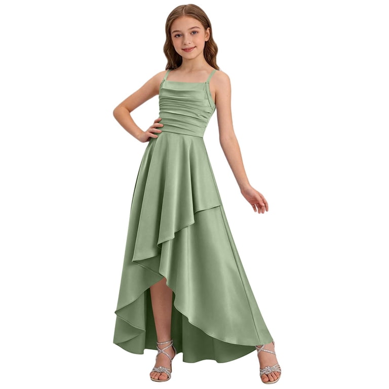 satin junior bridesmaid dress Azazie Arianthe Junior