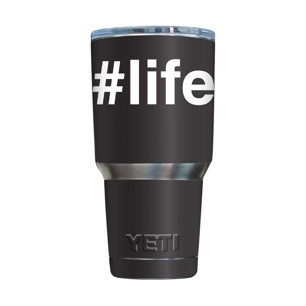 Hashtags Skin For YETI 30 oz Tumbler Protective, Durable, and Unique