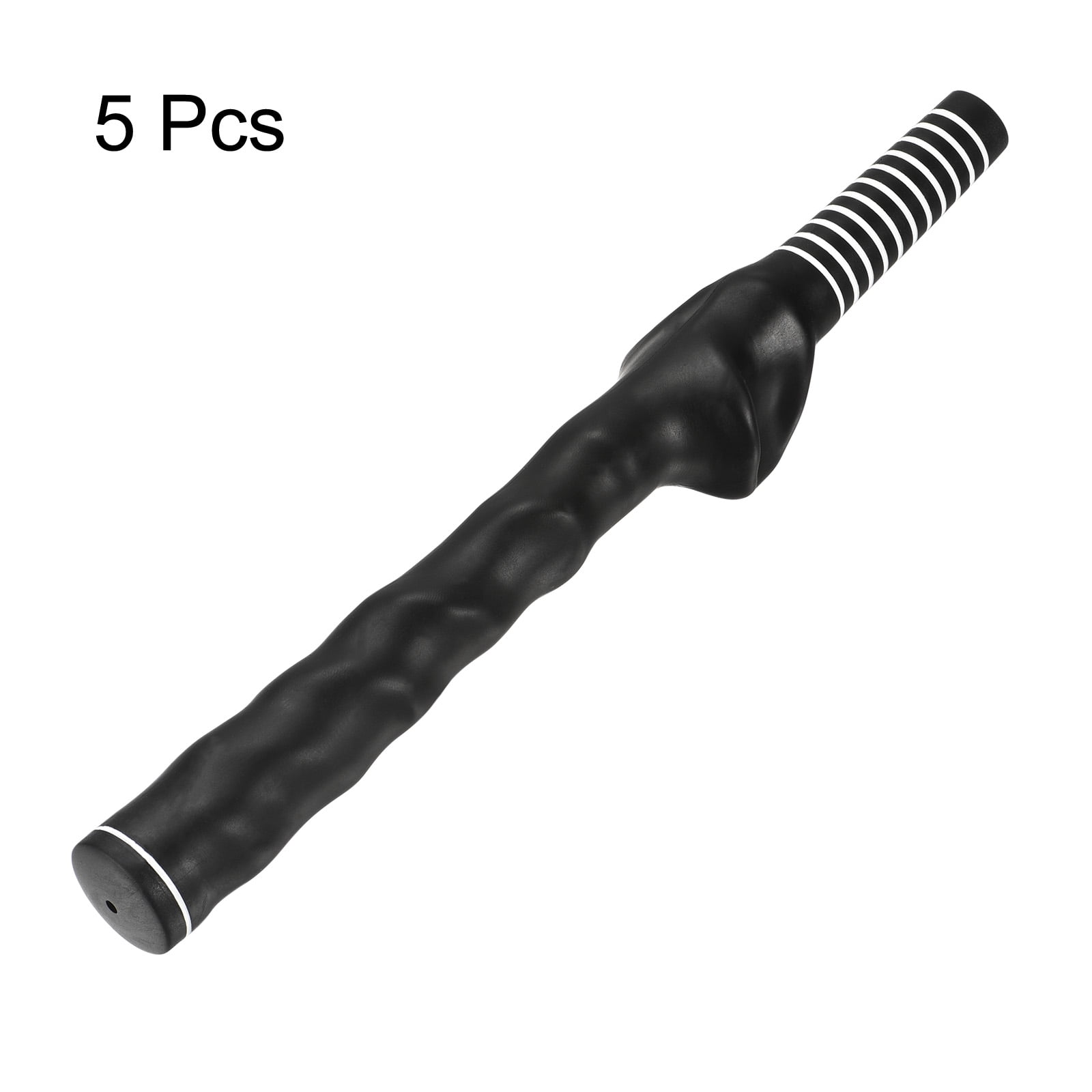 Uxcell Left Hand Teaching Practice Swing Aid Golf Club Training Grip Black 5Pcs