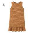 thumbnail image 1 of Sonducket Vestido de mujer Punto Ropa sin mangas Ropa suelta Vestido de tanque con volantes sueltos Vestidos Caqui L Sonducket AP002113-03, 1 of 2