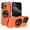 Orange, variant on for iPhone 16 Pro Max Rugged Case with Stand, Secure Ring Holder, Compatible with Mag-Safe, Heavy Duty Shockproof Drop Resistant Hybrid Protection Phone Cover for iPhone 16 Pro Max, Violet
