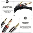 thumbnail image 6 of Guitar Speaker Cable Splitter Audio Mixer Sound Bar for 3.5mm to 6.35mm Adapter, 6 of 6