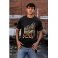 thumbnail image 5 of Cool Western Desert Urban Cowboy Men's Graphic T Shirt Tees Brisco Brands X, 5 of 6