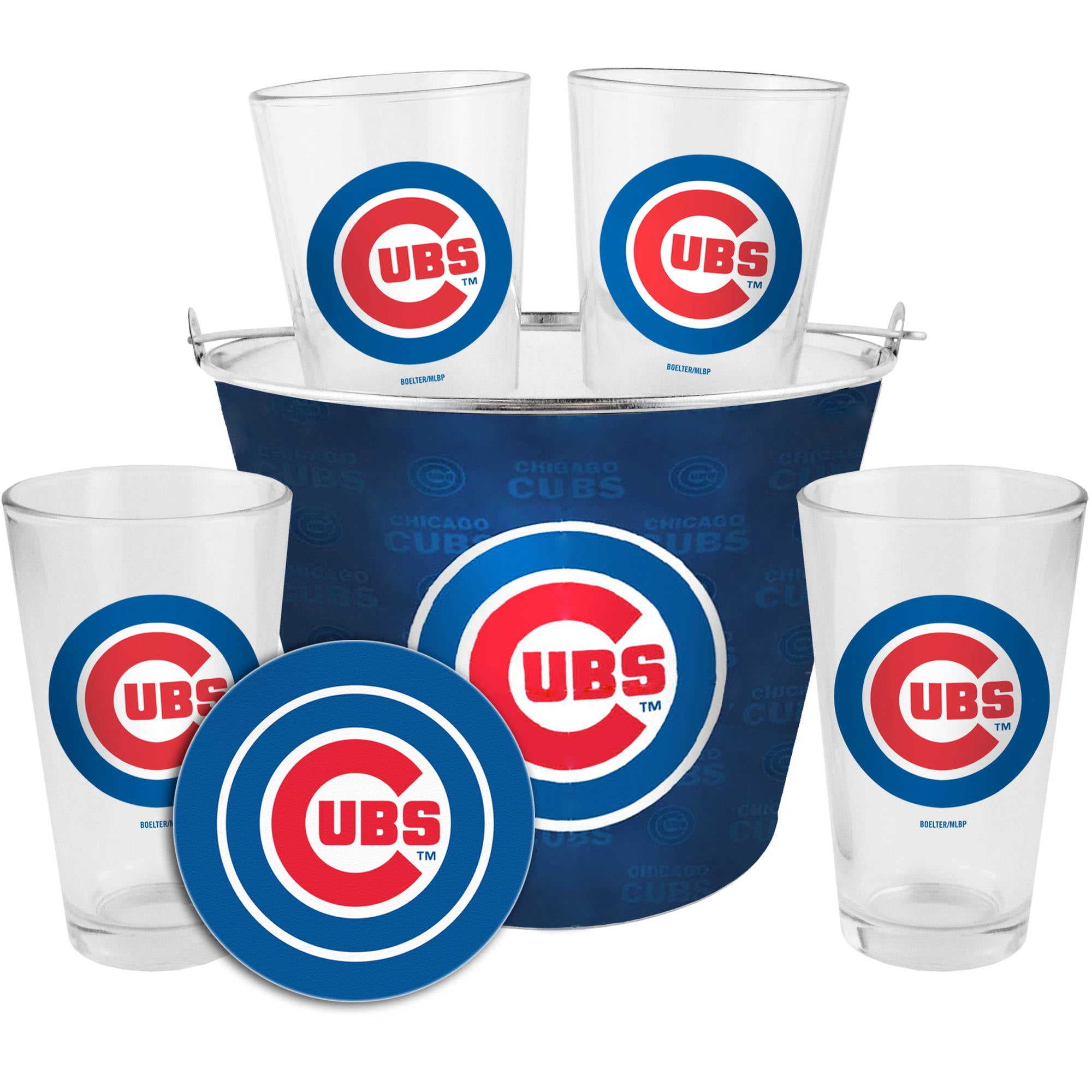Boelter Brands MLB Gift Bucket Set, Chicago Cubs