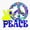 1pcs, variant on Retro Hippy Art Vinyl Decal Sticker