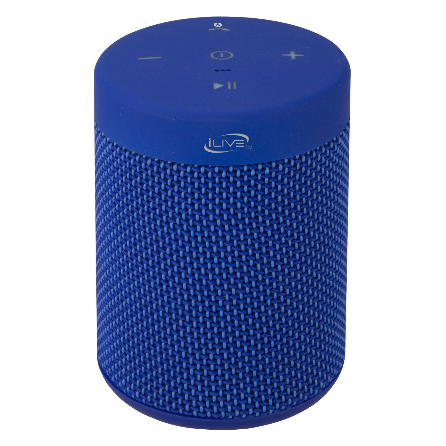 iLive Waterproof Fabric Wireless Bluetooth Speaker, Blue photo 2