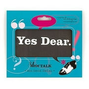 Weddingstar 9129 Yes Dear "Shoe Talk" Stick on Decals for Shoes - For Him (Yes Dear)