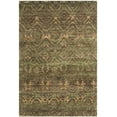 thumbnail image 2 of SAFAVIEH Bohemian Chadwick Geometric Area Rug, Green/Brown, 5' x 8', 2 of 7