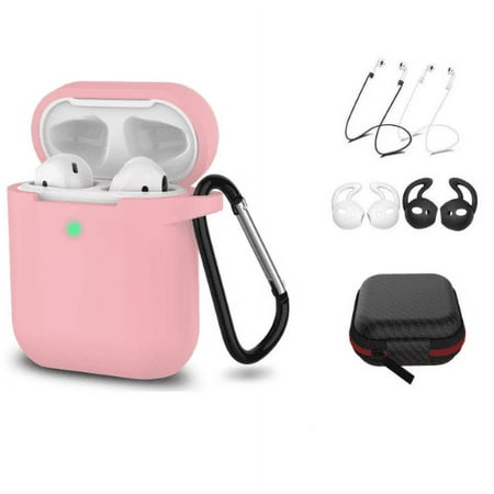 SaharaCase - Case Kit for Apple AirPods (1st Generation and 2nd Generation) - Pink Rose