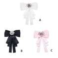 thumbnail image 3 of Qarigey Broche de aleación para colgar, tamaño compacto, mano de obra fina, joyería de moda para mujer, firmeza, pasador de pecho para mujer Accesorios de disfraces Negro Qarigey  AP017679-02, 3 of 6
