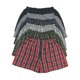 thumbnail image 2 of Calzoncillos Tipo Bóxer de Mezcla de Algodón Surtido de Pantalones Cortos a Cuadros para Hombre (3XL, Paquete de 3), 2 of 5