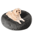 thumbnail image 1 of Camita Bienestar Cama Redonda Antiestrés para Perros Doble Vista Memory Foam Mediana 80cm - Gris, 1 of 2