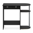 thumbnail image 6 of Furinno JAYA 32-Inch 2 Fabric Drawers Open Shelves Console Table. Black, 6 of 6