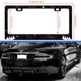 thumbnail image 2 of Snowflake Starry Sky License Plate Frames Personalized License Plate Frames Cover Aluminum Anti-Rust Metal Car Plates Tag Car Decoration Accessory for Men Women 12.2" x 6.2", 2 of 7