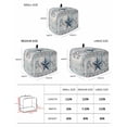 thumbnail image 2 of Texas Star Blue Toaster Cover 4 Slice, Large Kitchen Appliance Covers, Farmhouse Country Branches Wooden Grain Toaster Oven Cover with Loop, Bread Machine Cover Polyester Dust Cover Protection, 2 of 4