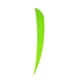 thumbnail image 3 of 2 piezas de 4 pulgadas para tiro con arco, plumas de flecha, plumas, herramienta universal para tiro Verde fluorescente, 3 of 9