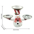thumbnail image 3 of BKER Christmas Craft Decorations Christmas Snowman Snack Racks Tray Racks Holiday Decoration Ornaments, 3 of 5