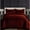 Burgundy / 3 Piece, variant on Capri Medallion Velvet Oversized Solid Quilt Set Indigo Twin 2 Piece