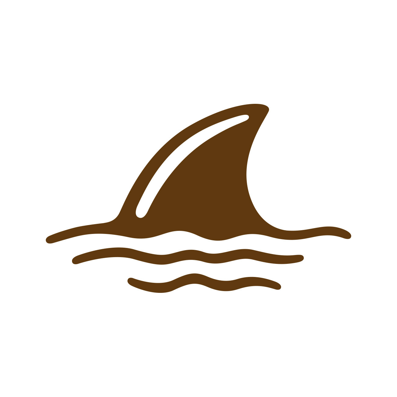 Fish Fin Sticker Shark Fin in Water Sticker Decal Die Cut - Self Adhesive Vinyl ...