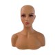 thumbnail image 3 of Cabeza de maniquí femenino con hombros, multiusos, liso, para exhibición de sombreros Estilo C, 3 of 8